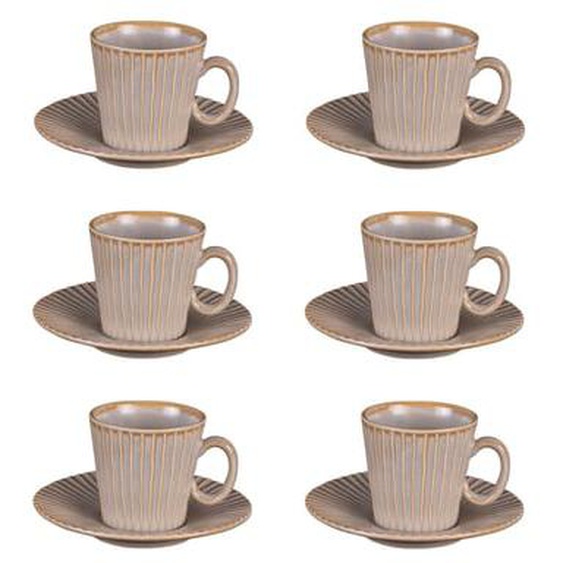Coffret de  tasses à café avec sous tassesiv