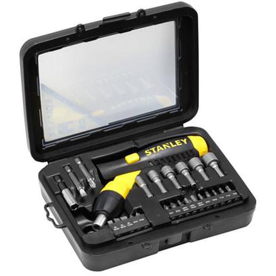 Coffret de vissage 22 pièces avec tournevis articulé