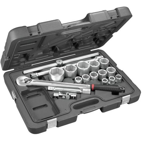 Coffret douilles 3/4 6 pans métriques - FACOM - KL.500PB