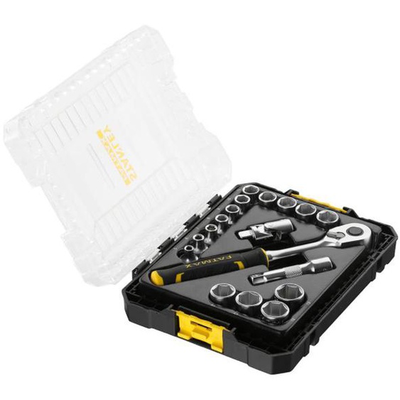 Coffret douilles STAKBOX M 3/8 jeu de 18 pièces - STANLEY FATMAX - FMMT98102-0
