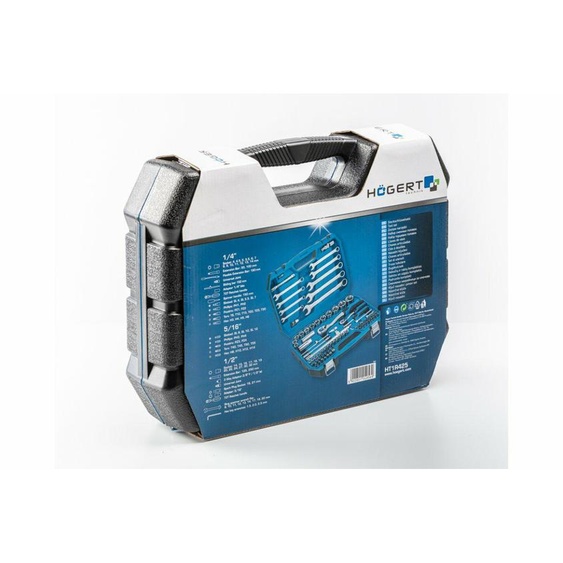 coffret doutils 85 pièces HT1R425 Caisse à outils Clé à cliquet Embouts de vissage