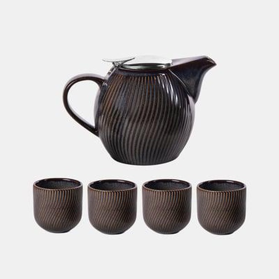 Coffret dune théière et 4 gobelets