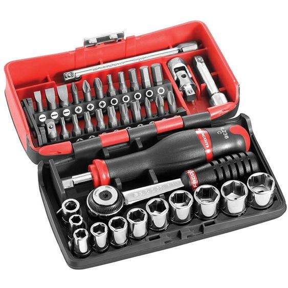 Coffret Facom R2NANOPB douilles de serrage et vissage - 1/4