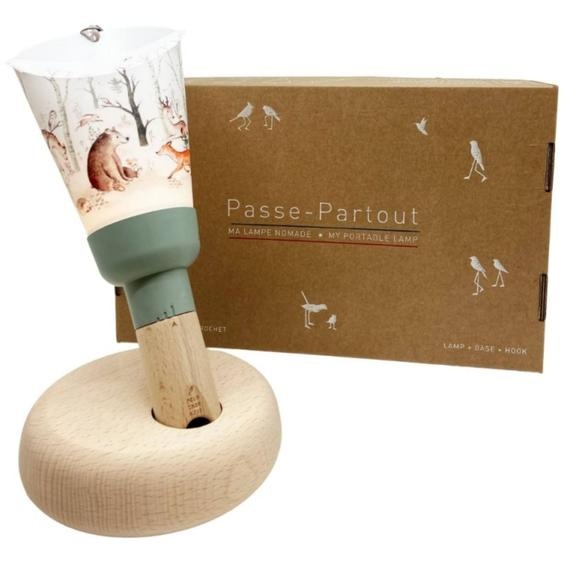 Coffret Lampe Nomade 5 En 1 Pléiades - Taupe Cendré Blanc, Vert Deau, Marron