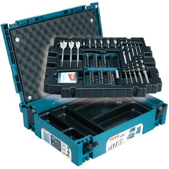 Coffret de 66 outils et accessoires MAKPAC - MAKITA - B-43044