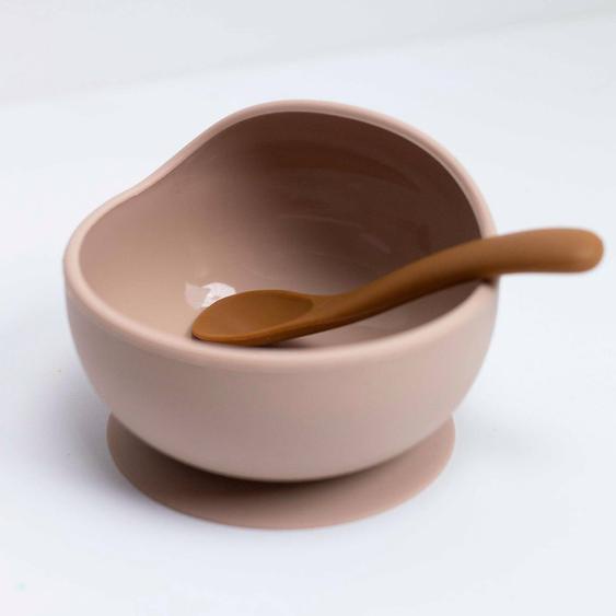 Coffret Repas Bébé 2 Pièces Caramel