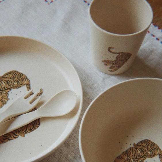Coffret repas beige