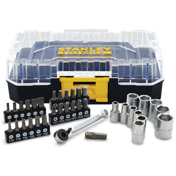 Coffret STAKBOX S 1/4 jeu de 37 pièces - STANLEY - FMMT19101-0