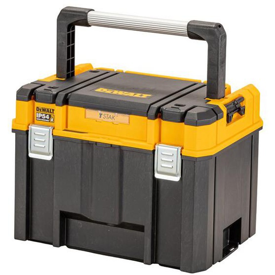 Coffret T-STAK IP54  grande contenance avec organisateur supérieur et longue poigné - DEWALT - DWST83343-1