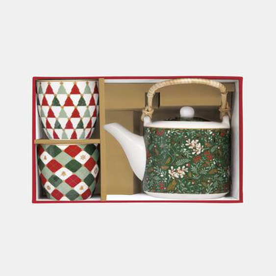 Coffret théière + 2 gobelets