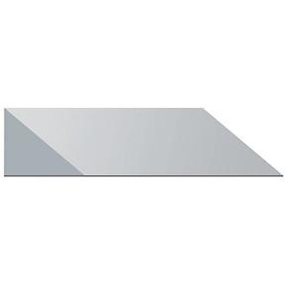 Coiffe inclinée Vestiaire métal Budget monobloc industrie propre - Largeur 30 cm - Gris