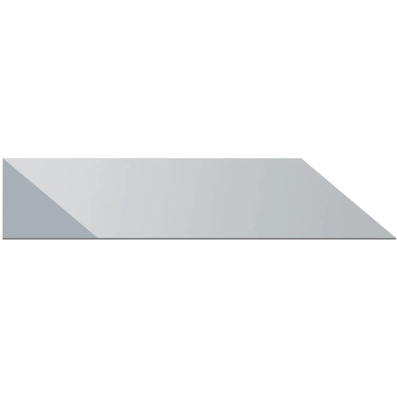 Coiffe inclinée Vestiaire métal Budget monobloc industrie salissante - Largeur 40 cm - Gris