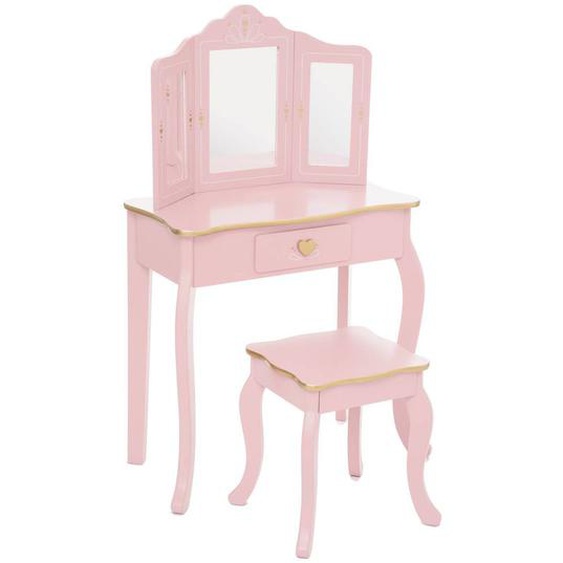 Coiffeuse Et Tabouret Enfant - Sissi Rose Antique