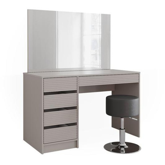 Coiffeuse Sherry, 120cm avec miroir & tabouret, Cachemire, Vicco