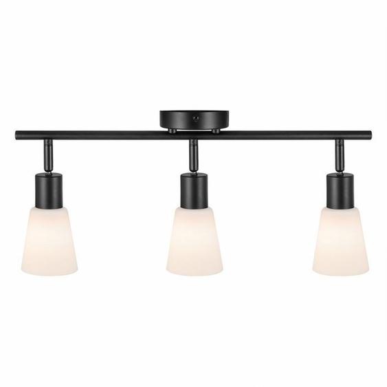 COLE Spot 3 – Métal Noir | Verre Blanc | E14 | IP20 | Nordlux Intérieur