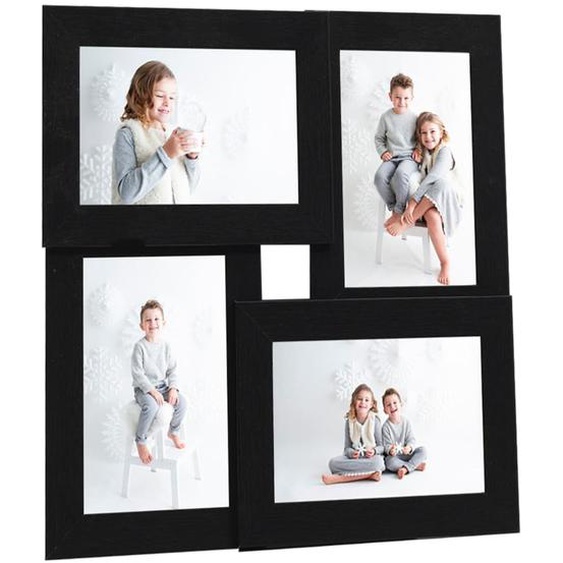 Collage de cadres photo pour photo de 4x (10x15 cm) Noir MDF