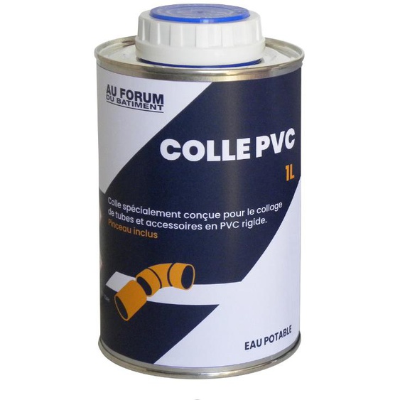 Colle pour raccord en PVC gel pot en métal de 1000ml – UNECOL – 2674