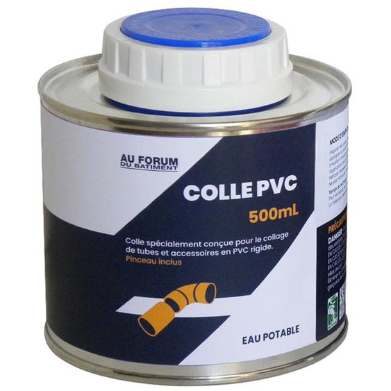 Colle pour raccord en PVC gel pot en métal de 500ml – UNECOL – 2676