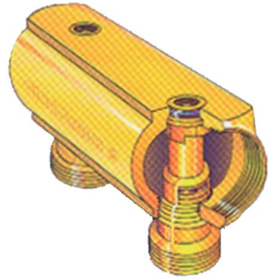 Collecteur 6 S R585 1 M16 avec robinet darrêt - GIACOMINI - R585Y046