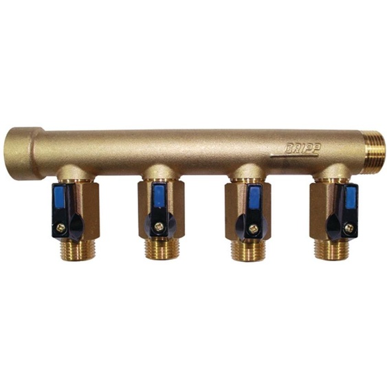 Collecteur FC mâle-femelle 3/4 GRIPP 3 départs vanne M15/21 WATTS 3634