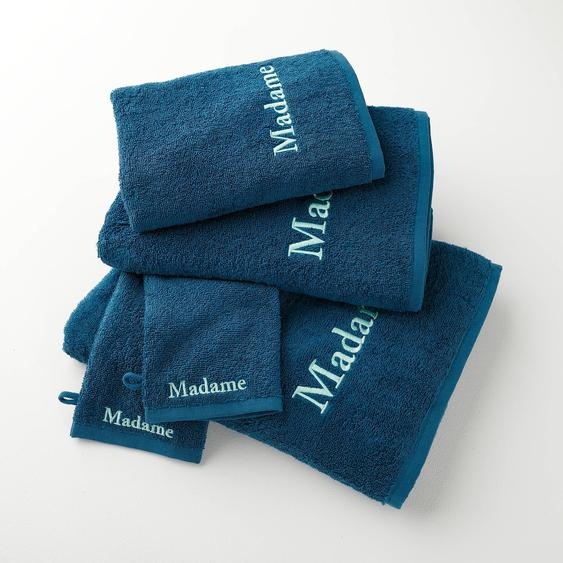 Collection serviettes de bain 420 g/m² brodées MADAME -