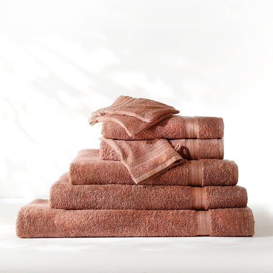 Collection serviettes de bain unies 420 g/m2 confort moelleux -