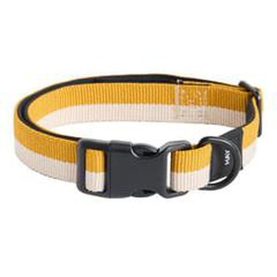 Collier pour chien Dogs Flat - M/L - off-white/ochre
