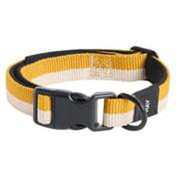 Collier pour chien Dogs Flat - S/M - off-white/ochre