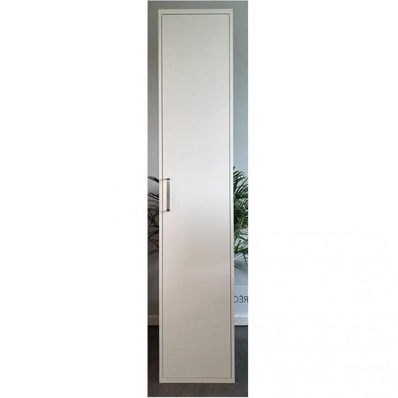 Colonne ARMOIRE 1 porte droite ARLITEC TEDDY largeur 45 cm blanc mat alpin