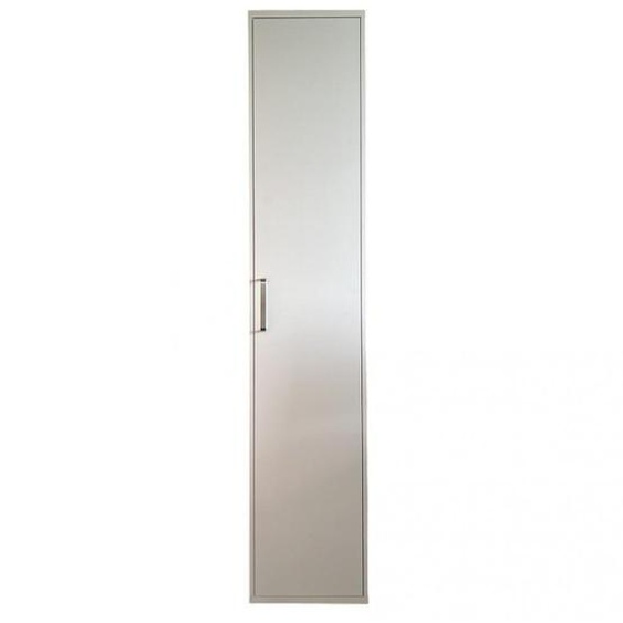 Colonne ARMOIRE 1 porte droite ARLITEC TEDDY largeur 45 cm blanc mat alpin