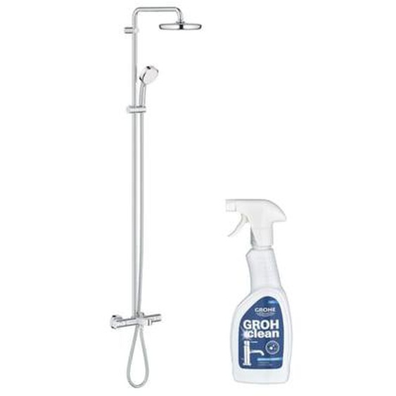 Colonne bain douche Cosmopolitan System 210 avec nettoyant GrohClean
