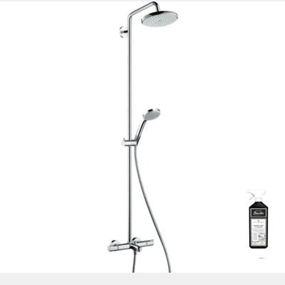 Colonne bain douche thermostatique Croma 220 + nettoyant Briochin