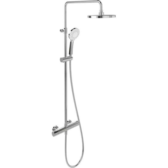 Villeroy&boch - Colonne de douche 230, avec mitigeur thermostatique et douchette 3 jets Chrome