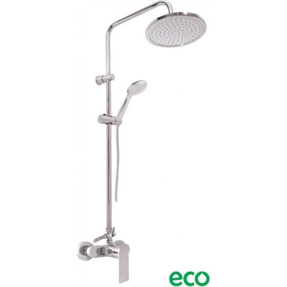 Colonne de douche NIL en laiton chromé H. 116 cm