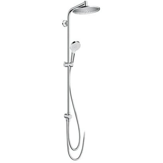 Colonne de douche ou bain douche sans mitigeur Crometta S 240 chromé + tablette AddStoris