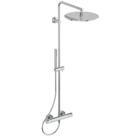 Colonne de douche thermostatique Ceratherm T125 chromé + microfibre