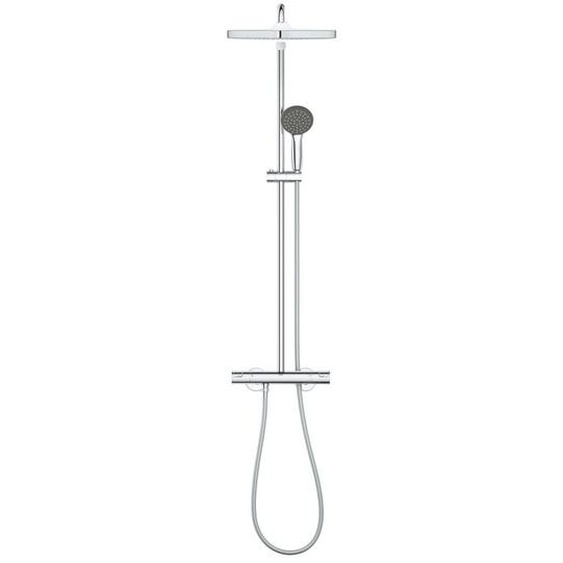 Colonne de douche thermostatique Grohe xxl Cube 250 + Douchette 2 jets - Chromé