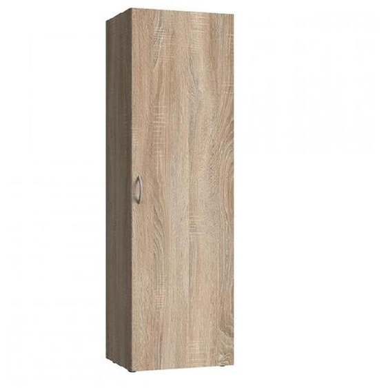 Colonne de rangement LUND 1 porte chêne naturel 45 x 40 cm profondeur