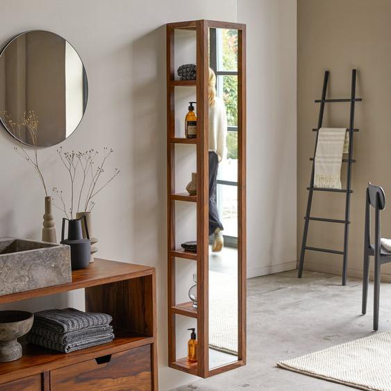 - Colonne miroir droite en bois de palissandre 30 Twig