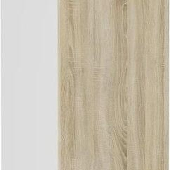 Colonne SARA - 2 portes -Reproduction chêne Sonoma - L60xP57xH210 cm - Fabriqué en Pologne