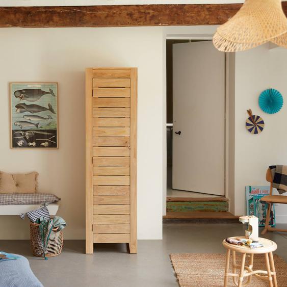 Colonne Simple Enfant En Bois De Teck 180 Minimalys Naturel