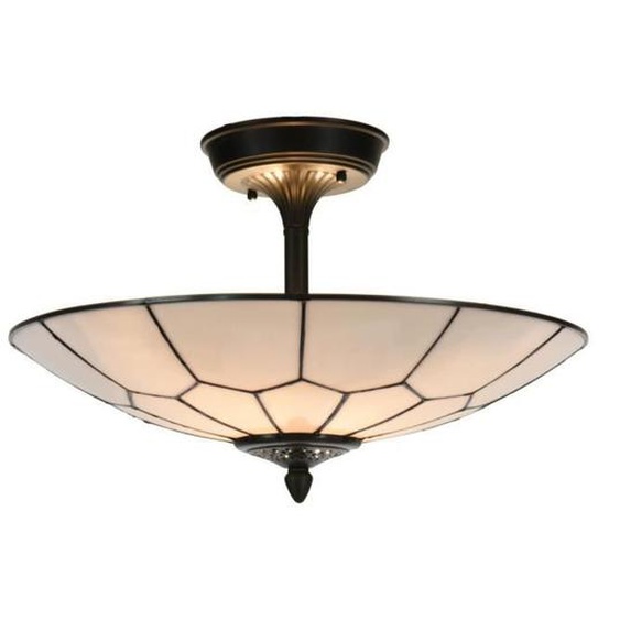 Coloured By Art - Tiffany Lampe - Abat-jour en verre Tiffany Gatsby Ø 45 cm