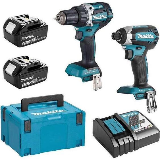 Combopack 2 outils 18V (DTD153 + DDF484) (2x5,0 Ah) - MAKITA DLX2189TJ