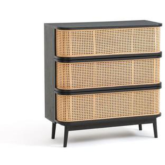 Commode 3 tiroirs en cannage Laora