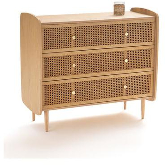 Commode 3 tiroirs en cannage Tempa