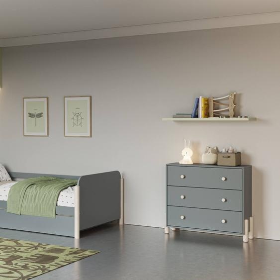 Commode 3 Tiroirs - Gamme Daphné Vert Kaki
