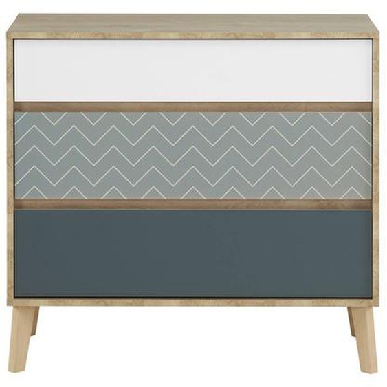 Commode 3 Tiroirs Larvik Bois Clair