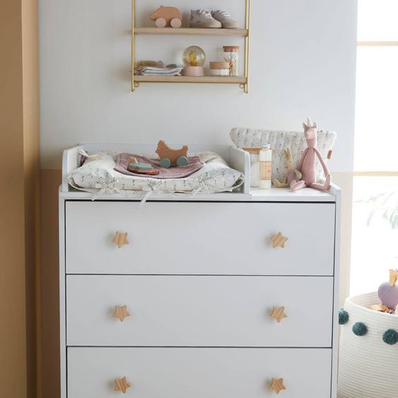 Commode 3 tiroirs LIGNE GRANDE OURSE blanc