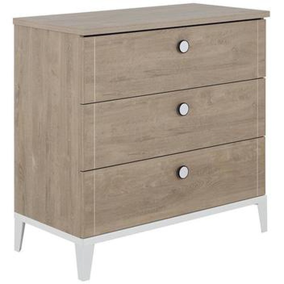 Commode 3 Tiroirs Marcel Bois Clair