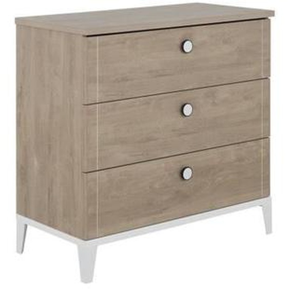Commode 3 tiroirs Marcel - Galipette - Bois Clair - Style Contemporain